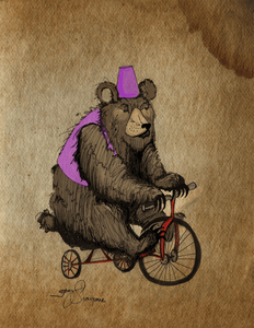 Forest Critter Circus Bear thesweetjessyproject jessy-scarpone